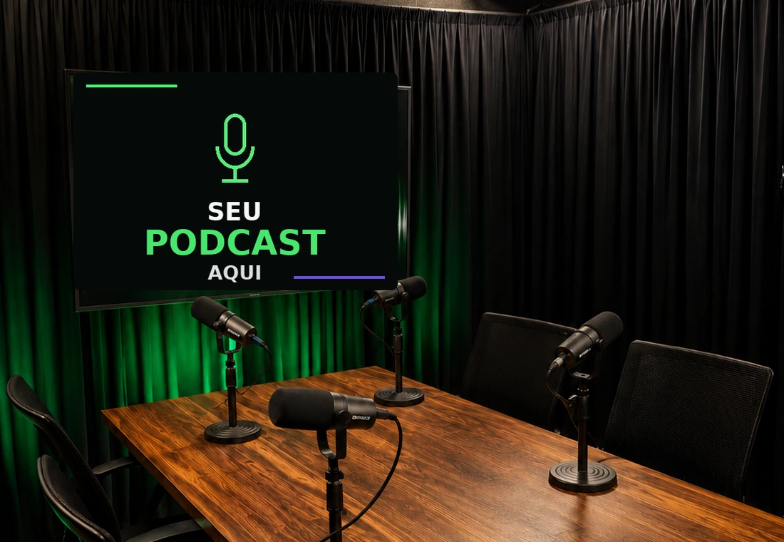 Episódio demonstrativo gravado no estúdio